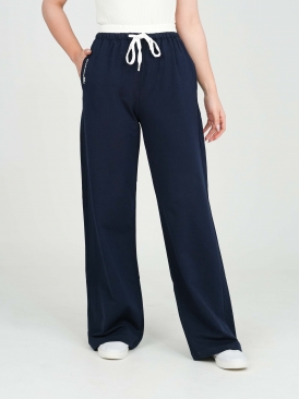 شلوار گیتی رنگ سبز سرمه ای سفید کرم مشکی ملانژ