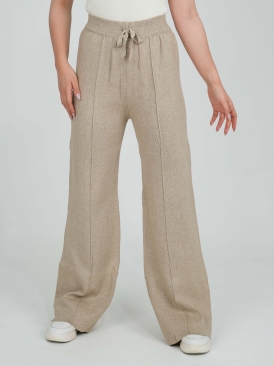 شلوار  زنانه محدثه کرم مشکی نسکافه ای