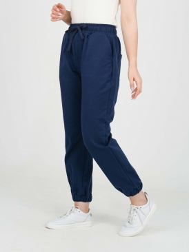 شلوار آبتین رنگ سرمه ای سفید کرم مشکی ملانژ