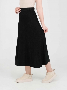 دامن هاله رنگ کرم مشکی نسکافه ای