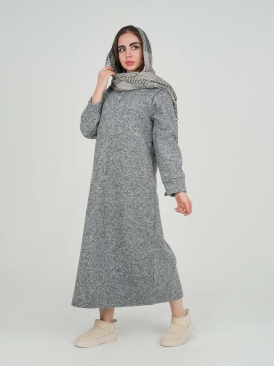 پیراهن اسنو رنگ طوسی 