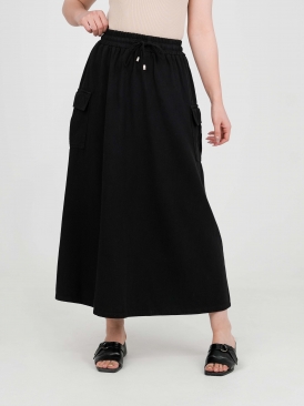 دامن دورتا رنگ مشکی 