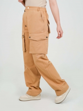 شلوار بنی رنگ بیسکویتی 