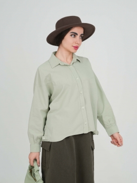 شومیز المیرا رنگ آبی سبز سرمه ای قهوه ای کرم مشکی