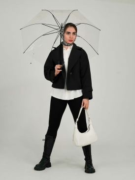 بارانی الانزا رنگ سفید مشکی کرم سرمه ای ارتشی 