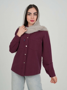 شومیز شبنم رنگ استخوانی 