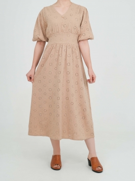 پیراهن سیچل رنگ سبز سفید کرم مشکی نسکافه ای