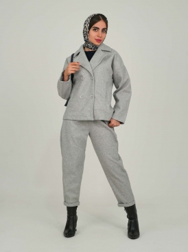 کت زنانه رویا رنگ سبز طوسی کرم مشکی نسکافه ای 