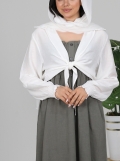 کت رویه سامیه سفید مشکی کرم